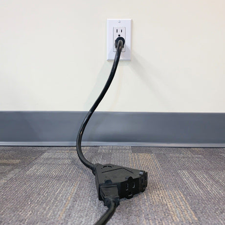 Stanley Power Block 2 Extension Cord, 2 Ft., Black, 30669