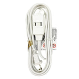 Stanley CordMax 3-Outlet Indoor Extension Cord, 6 Ft., White