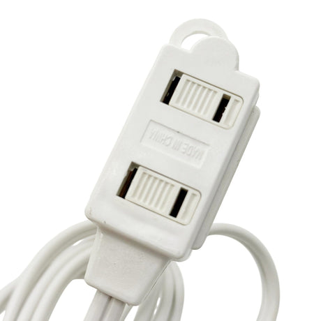 Stanley CordMax 3-Outlet Indoor Extension Cord, 6 Ft., White