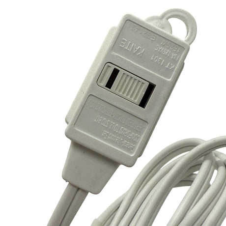 Stanley CordMax 3-Outlet Indoor Extension Cord, 6 Ft., White