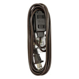 Stanley CordMax 3-Outlet Indoor Extension Cord, 9 Ft., Brown