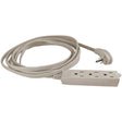 Stanley CordMax Home and Office 3-Outlet Grounded Indoor Extension Cord with Low-Profile Plug, 9 Ft., Beige
