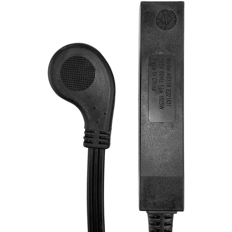 Stanley CordMax Home and Office 3-Outlet Grounded Indoor Extension Cord with Low-Profile Plug, 9 Ft., Black