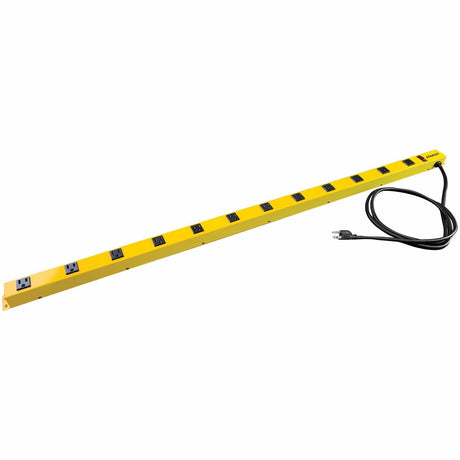 Stanley 12-AC Outlet 600-Joules ShopMAX Pro Surge Protector Power Bar, 6-Ft. Cord with Straight Plug, 31616