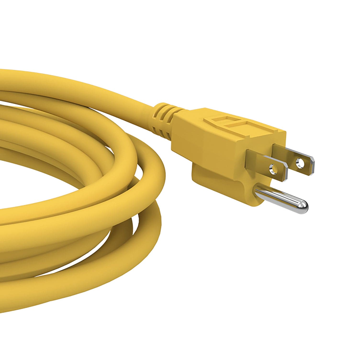 Stanley CordMax Shop 3-Outlet Heavy-Duty Grounded Indoor Extension Cord, 12-Ft., Yellow, 319121