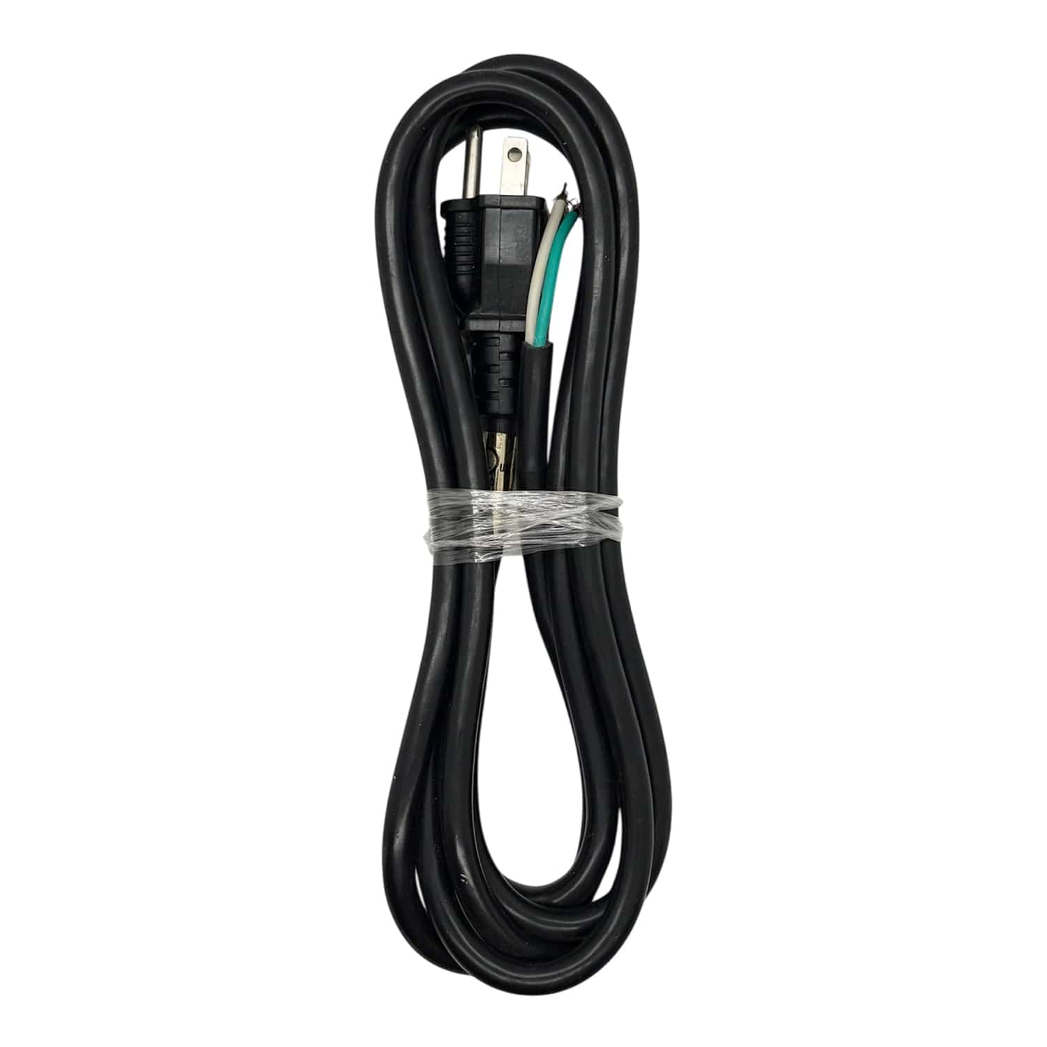 Stanley Replacement Grounded Power Cord with Stripped End, 9 Ft., Black, 31939