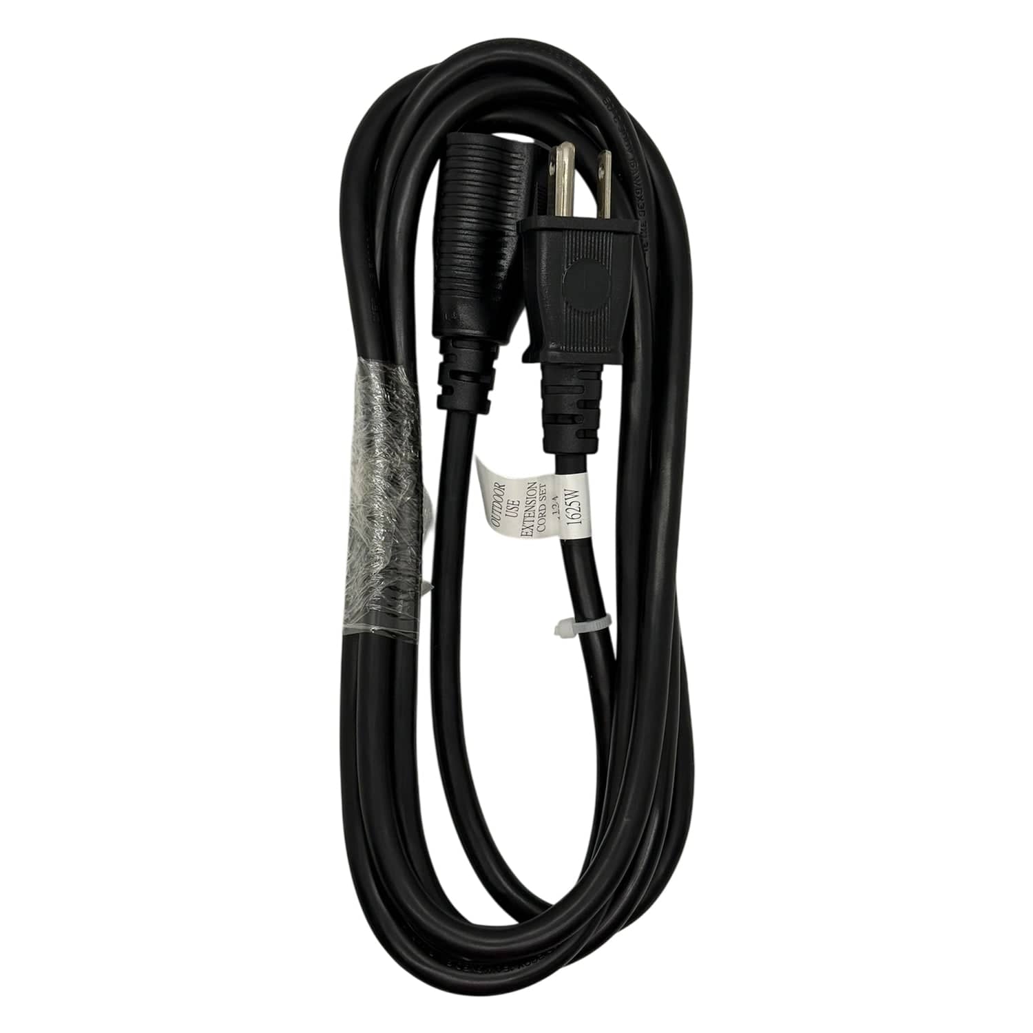 Stanley PowerCord 8 Grounded Indoor/Outdoor Extension Cord, 8 Ft., Black, 33089