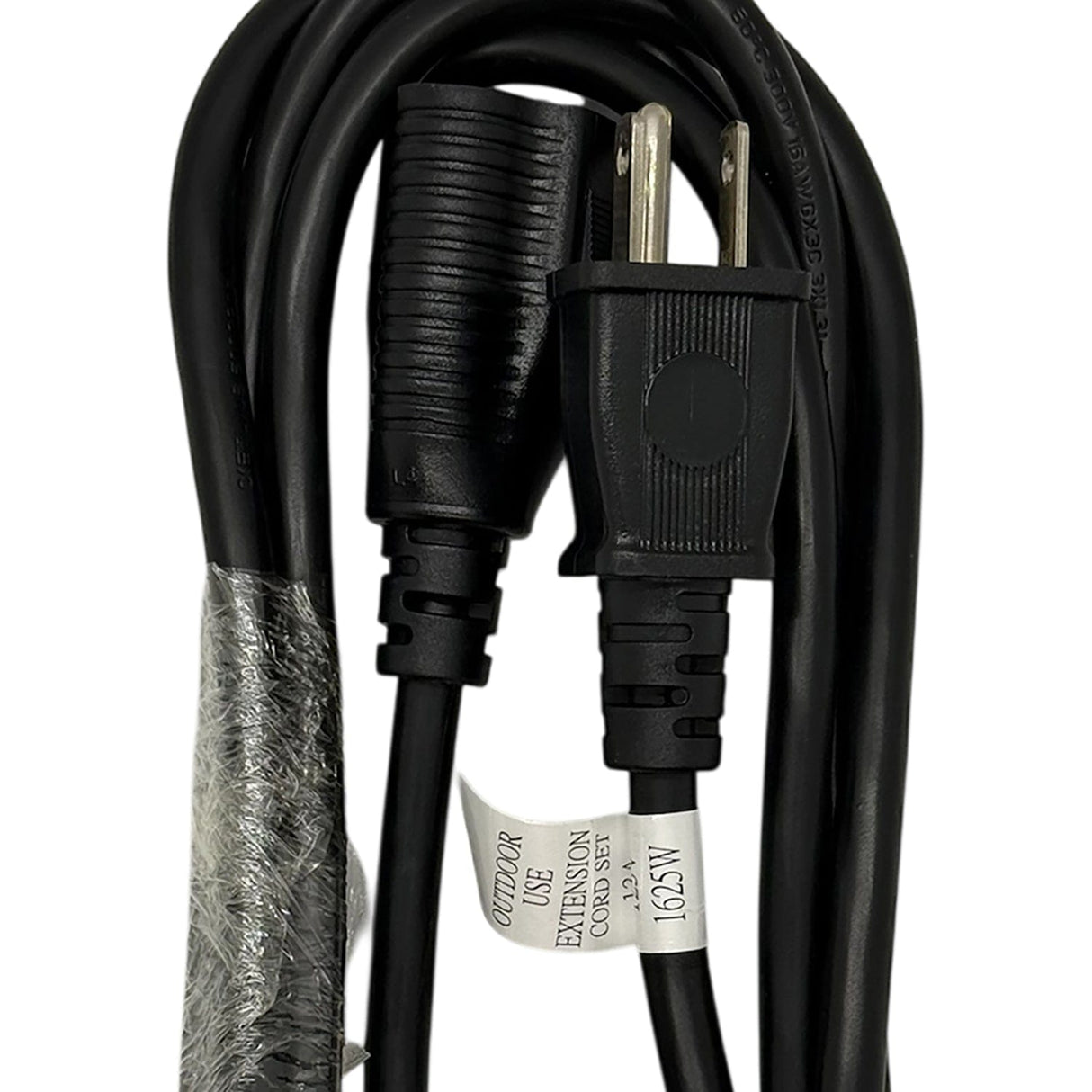 Stanley PowerCord 8 Grounded Indoor/Outdoor Extension Cord, 8 Ft., Black, 33089
