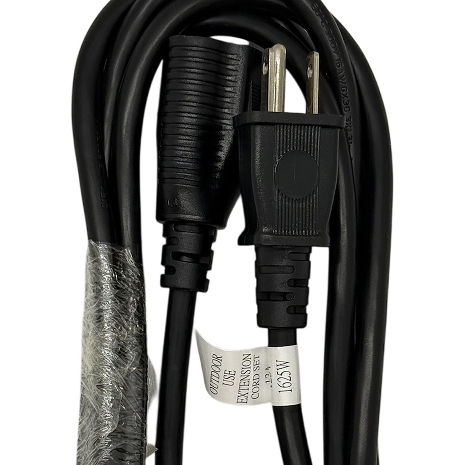 Stanley PowerCord 8 Grounded Indoor/Outdoor Extension Cord, 8 Ft., Black, 33089