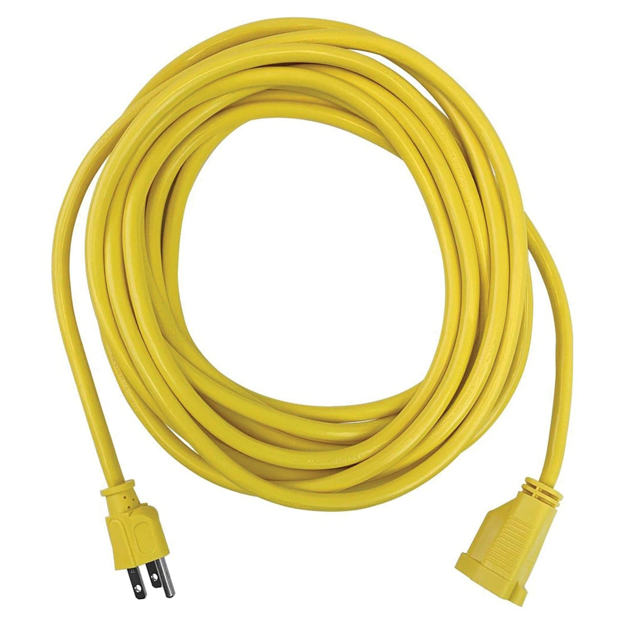 Stanley Outdoor Grounded Power Extension Cord, Yellow, 15 Ft.