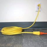 Stanley Outdoor Grounded Power Extension Cord, Yellow, 15 Ft.