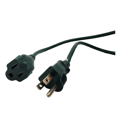 Stanley POWERCORD Grounded Outdoor Power Extension Cord, Green, 20 Ft., 33203