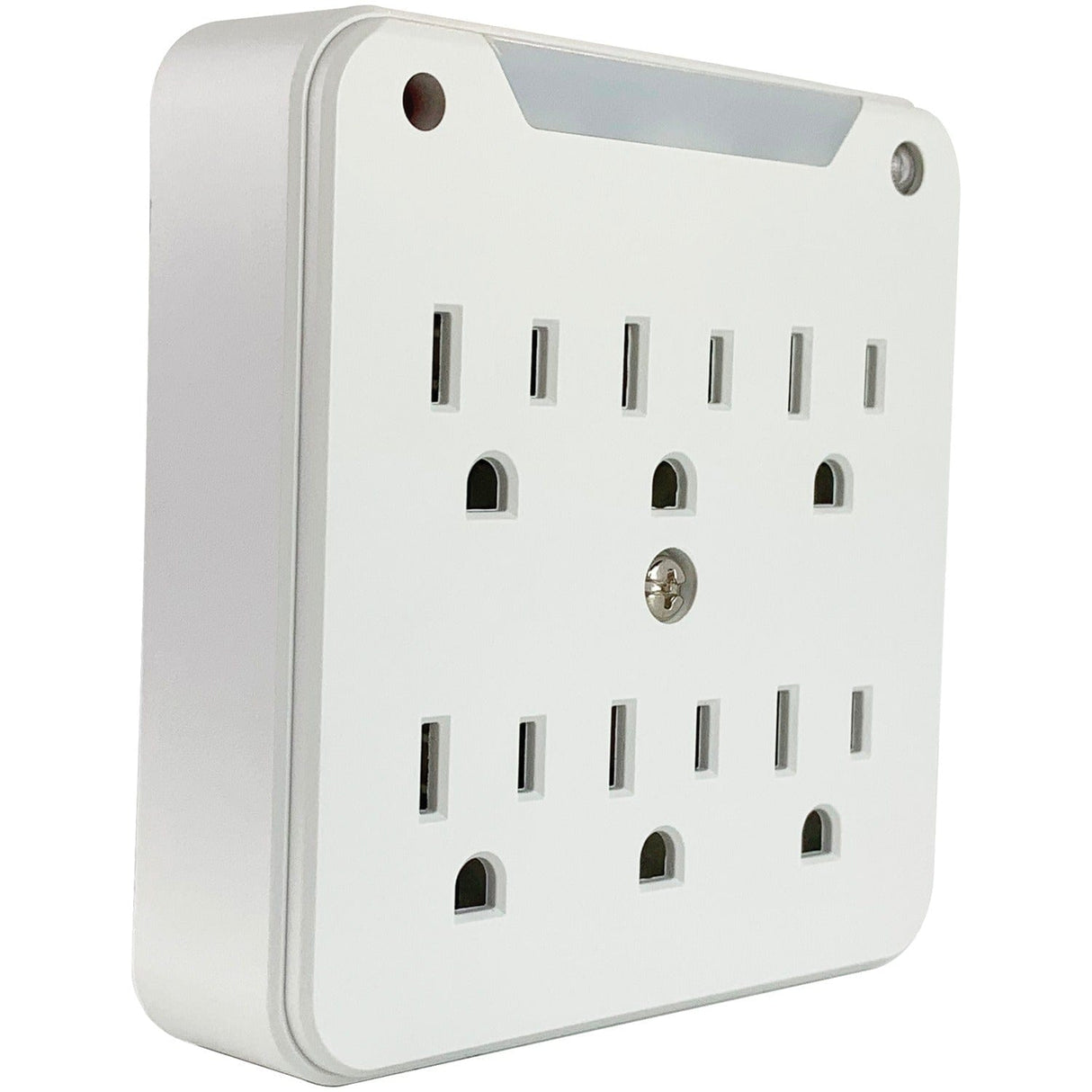 Stanley 6-AC Outlet 750-Joules SurgePro Surge-Suppression Night-Light Wall Tap, 33208