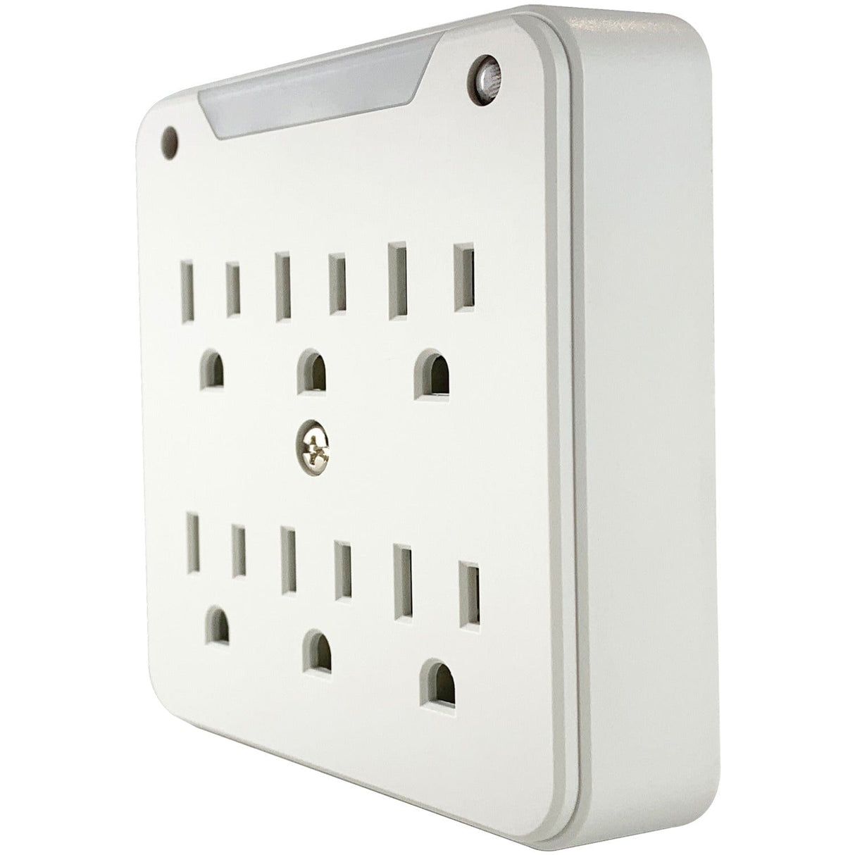 Stanley 6-AC Outlet 750-Joules SurgePro Surge-Suppression Night-Light Wall Tap, 33208