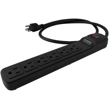 Stanley 6-AC Outlet 1080-Joules SurgeMax 1080 Surge Protector Power Strip, 3-Ft. Cord with Straight Plug, 33220