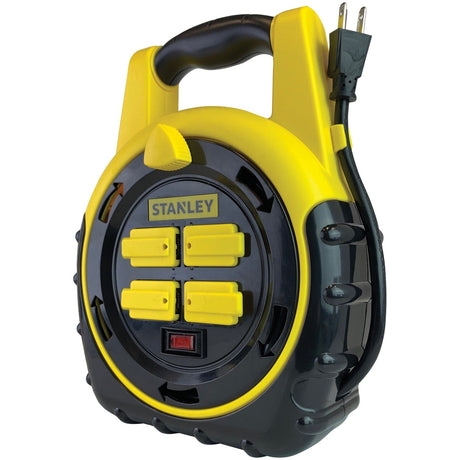 Stanley ShopMAX Power Hub Cord Reel, 4 Outlets, 20-Ft. Cord, 33959