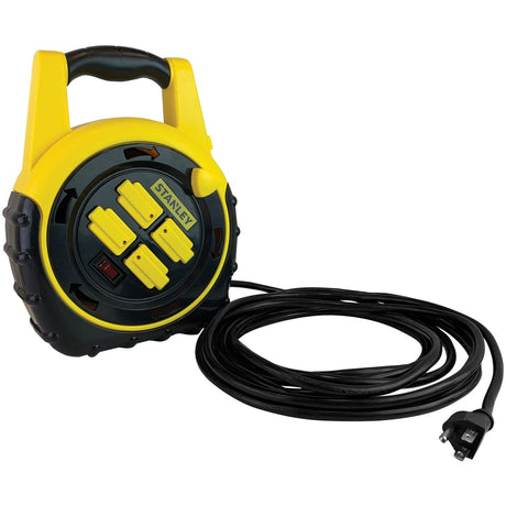 Stanley ShopMAX Power Hub Cord Reel, 4 Outlets, 20-Ft. Cord, 33959