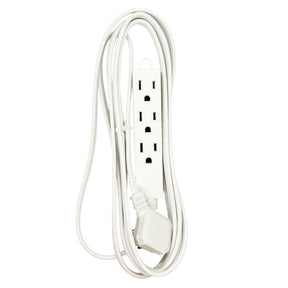 Stanley CordMax Home and Office 3-Outlet Grounded Indoor Extension Cord with Low-Profile Plug, 9 Ft., White