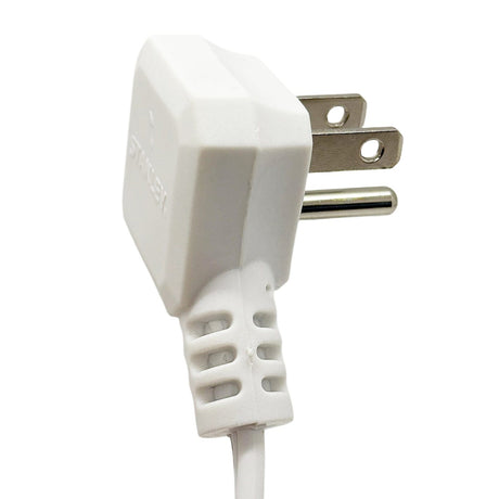 Stanley CordMax Home and Office 3-Outlet Grounded Indoor Extension Cord with Low-Profile Plug, 9 Ft., White