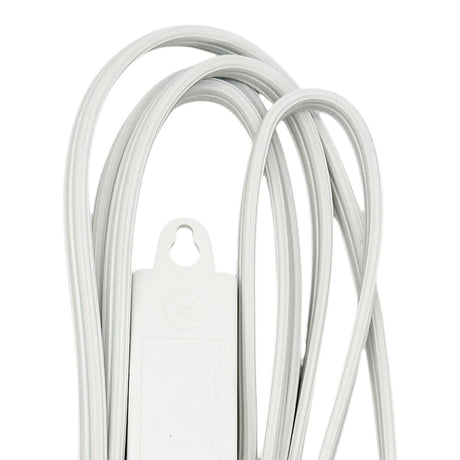 Stanley CordMax Home and Office 3-Outlet Grounded Indoor Extension Cord with Low-Profile Plug, 9 Ft., White