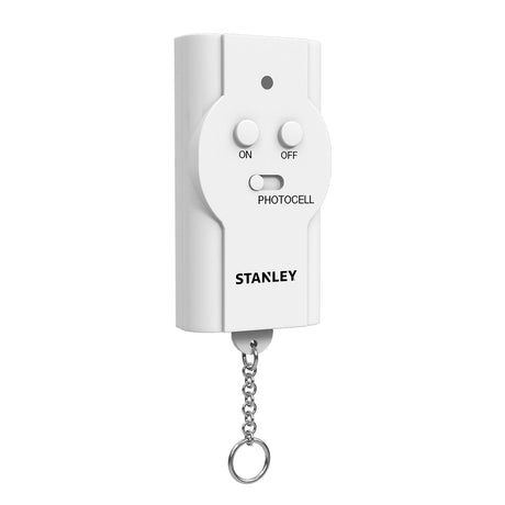 Stanley 2-AC Outlet Outdoor Grounded Power Hub with Remote Transmitter, 31184