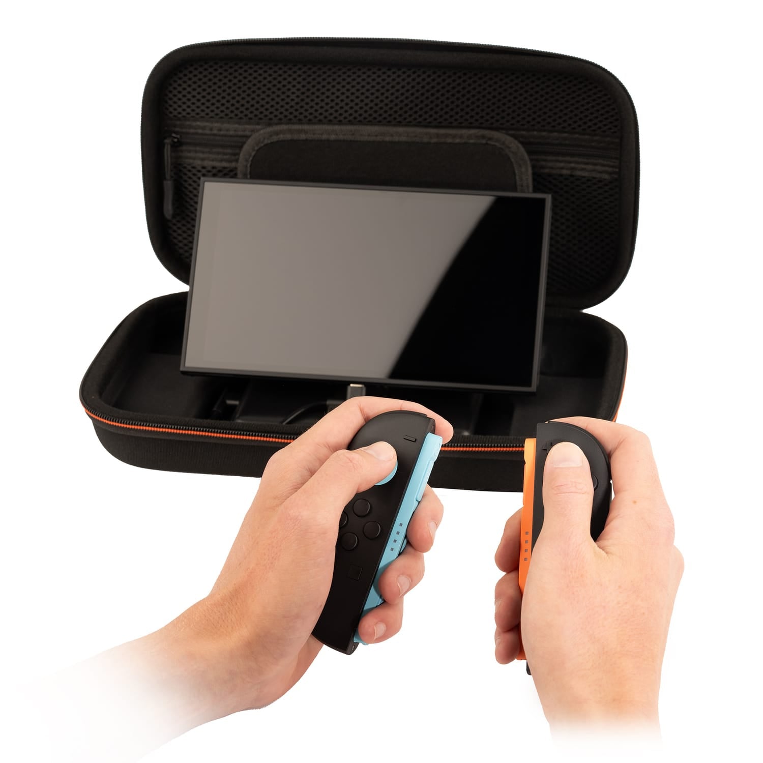 Nacon Pouch Carry Case with Integrated 10000-mAh Power Bank for Nintendo Switch 2/1/Lite/OLED