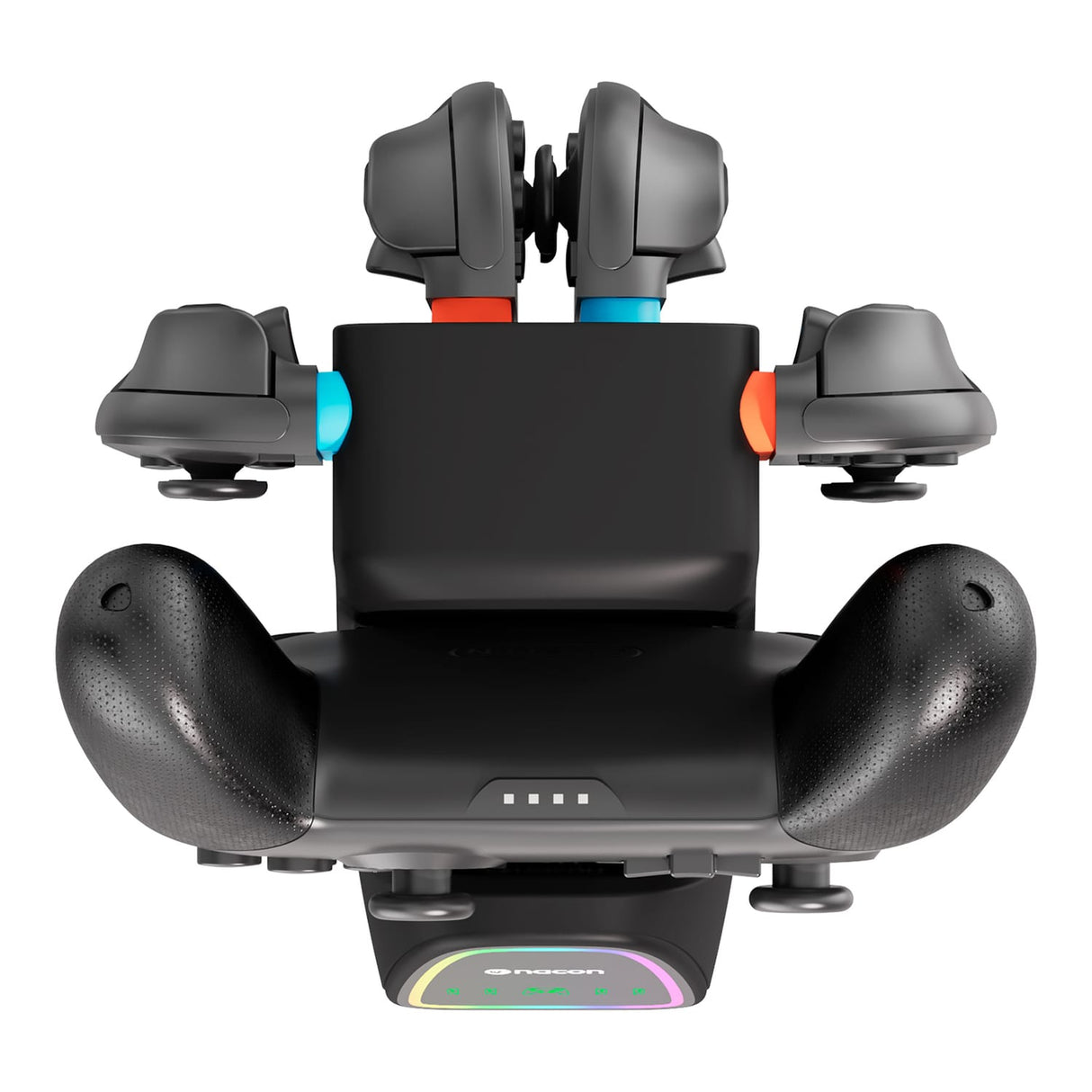Nacon QuadPro RGB Charger for Nintendo Switch 2 Pro Controller and Joy-Con
