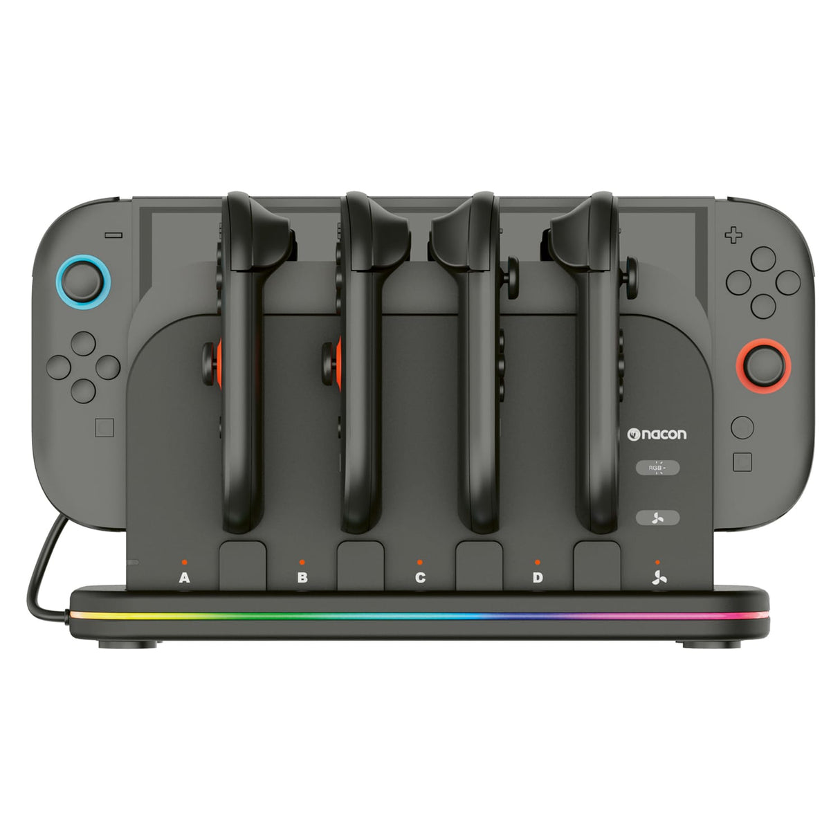 Nacon Multicharge RGB Dock Station for Nintendo Switch 2/1 Joy-Con