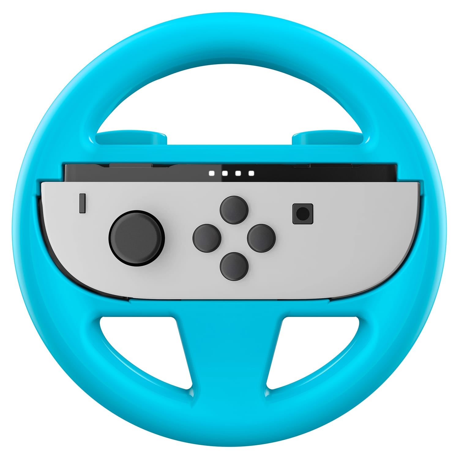Nacon Dual Wheel Accessory Set for Nintendo Switch 2 Joy-Con, Red and Blue