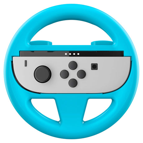 Nacon Dual Wheel Accessory Set for Nintendo Switch 2 Joy-Con, Red and Blue