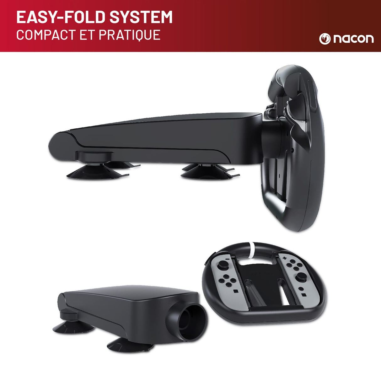 Nacon Foldable Racing Wheel for Nintendo Switch 2 Joy-Con