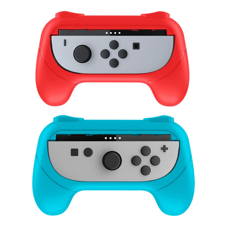 Nacon Dual Grip Set for Nintendo Switch 2 Joy-Con, Red and Blue