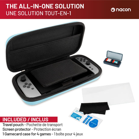 Nacon Starter Storage and Protection Pack for Nintendo Switch 2, Blue