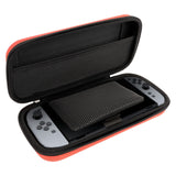 Nacon Rigid Transport Case for Nintendo Switch 2, Clear/Red