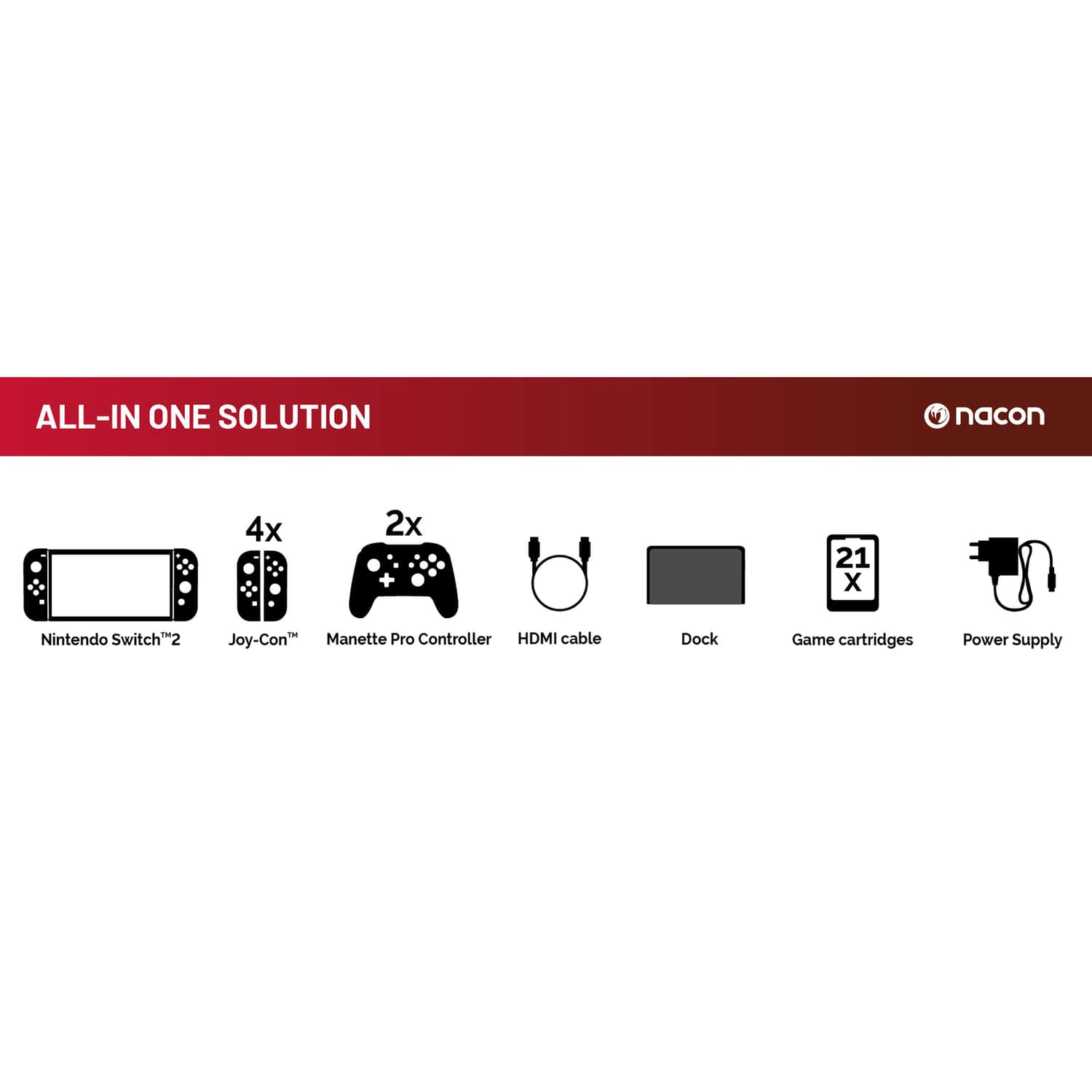 Nacon Storage Case for Nintendo Switch 2 and Accessories