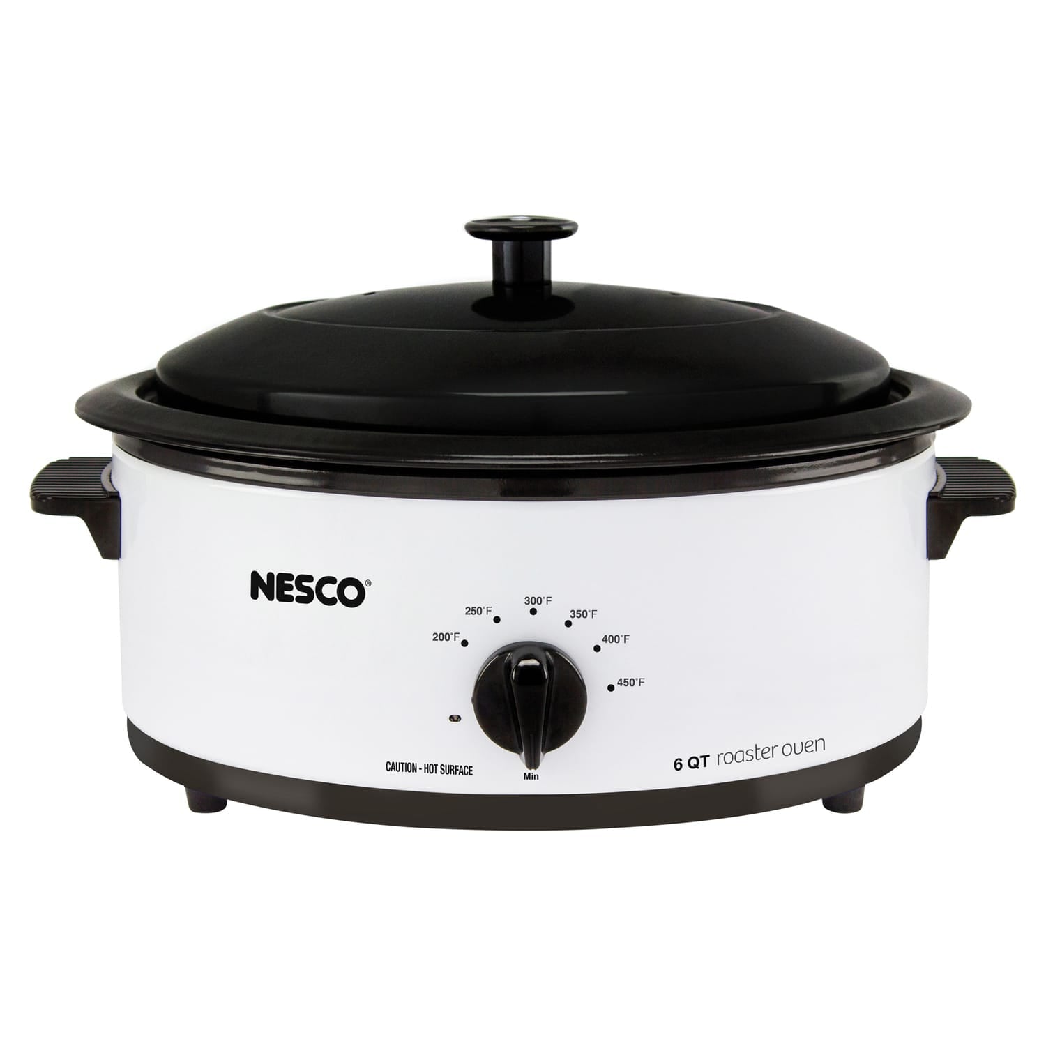 Nesco 6-Qt. 750-Watt Roaster with Porcelain Cookwell, Ivory