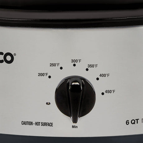 Nesco 6-Qt. 750-Watt Roaster with Porcelain Cookwell, Silver