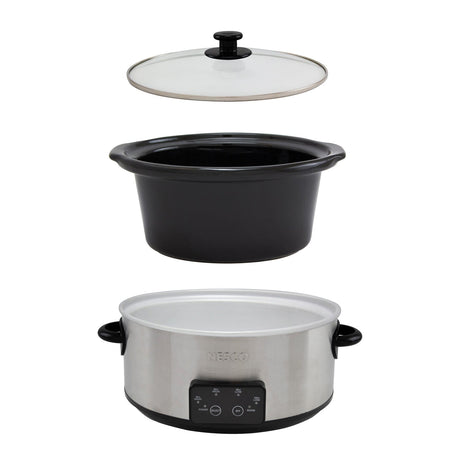 Nesco 6-Qt. Stainless Steel Digital Slow Cooker