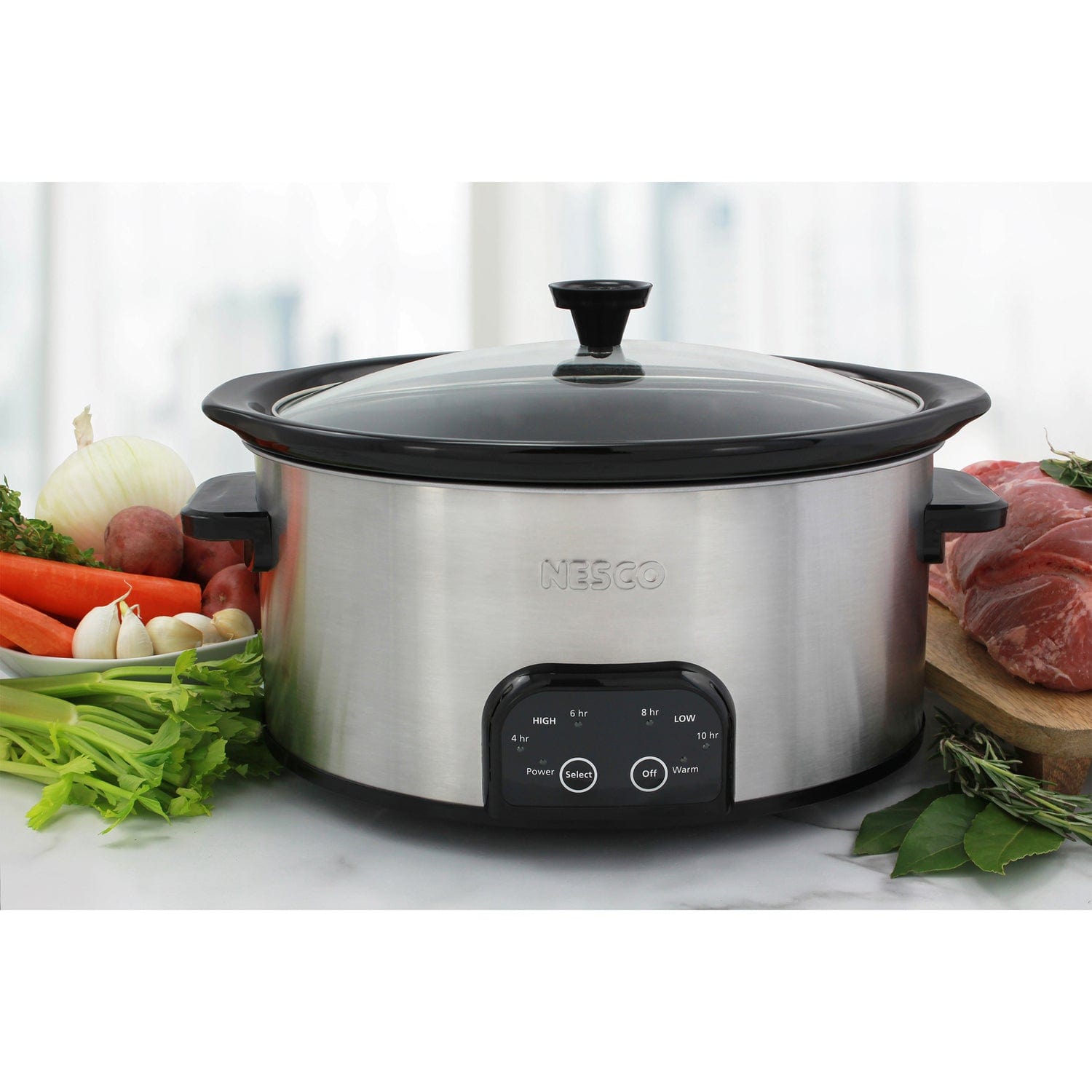 Nesco 6-Qt. Stainless Steel Digital Slow Cooker