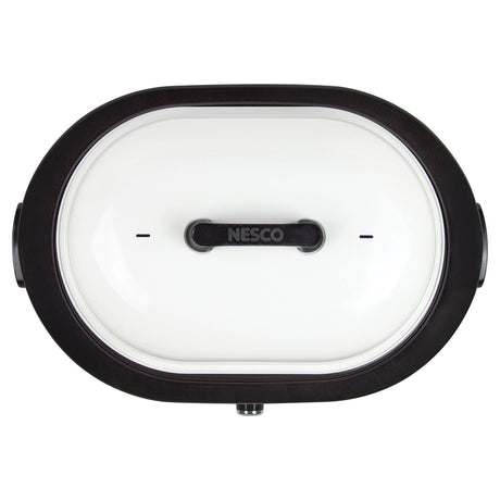 Nesco 18-Qt. 1450-Watt Roaster with Porcelain Cookwell, White