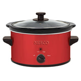 Nesco 1.5-Qt. 120-Watt Metallic Slow Cooker, Red