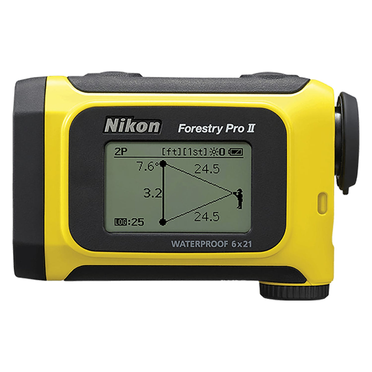 Nikon Forestry Pro II Laser Rangefinder/Hypsometer Monocular with Battery and Case