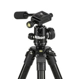 Nikon Compact Aluminum-Alloy Outdoor Tripod, Black