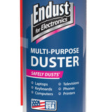 Endust for Electronics Moisture-Free Precision Duster, 10-Oz. Aerosol with Extension Straw and Safety Bitterant, 1 Pack