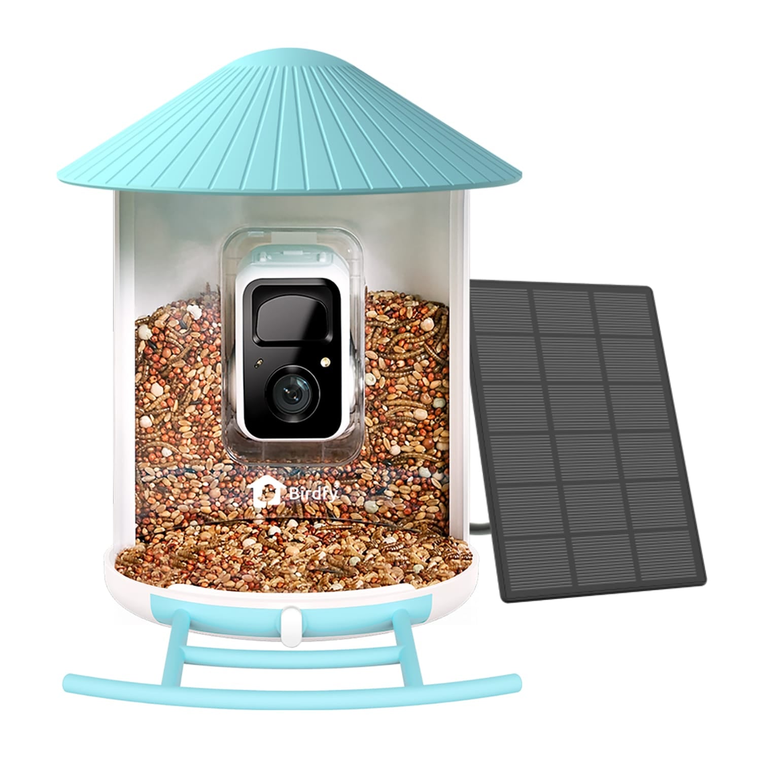 Birdfy Feeder 1 Smart Bird Feeder with Camera, Solar Panel, and AI by Subscription