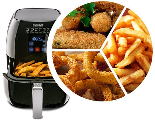 NuWave 4.5 Qt Air Fryer with Probe - Refurbished