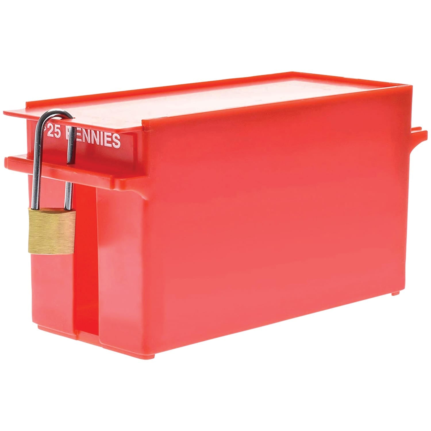 Nadex Coins Large Capacity Rolled Pennies Coin Storage Box