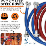Chromex Tankless Water Heater Flushing Kit - Just Add Vinegar or Your Own Descaler Solution
