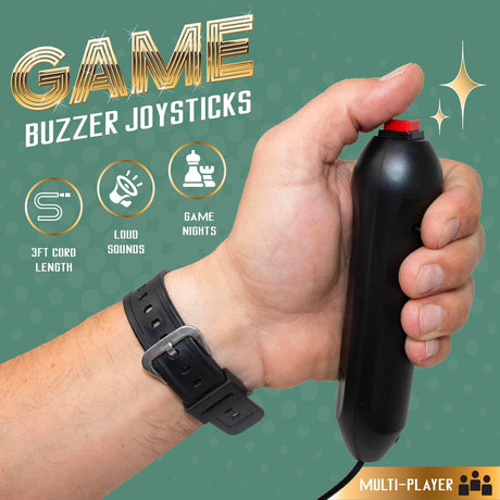 Digital Energy Handheld Buzzer Game System Console with 8 Joystick Buzzers