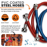 Chromex Tankless Water Heater Flush Kit with NSF-Certified Liquid Descaling Solution, 1/6-HP Submersible Pump, Elevated Pump Grate, and 2 Hoses